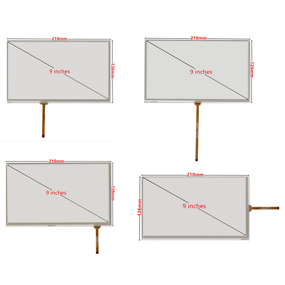 Universal 6,2/7/8/9 zoll 4Pin Widerstand Digitizer Touch Screen Panel Glas Auto DVD GPS Navigation Center konsole Multimedia