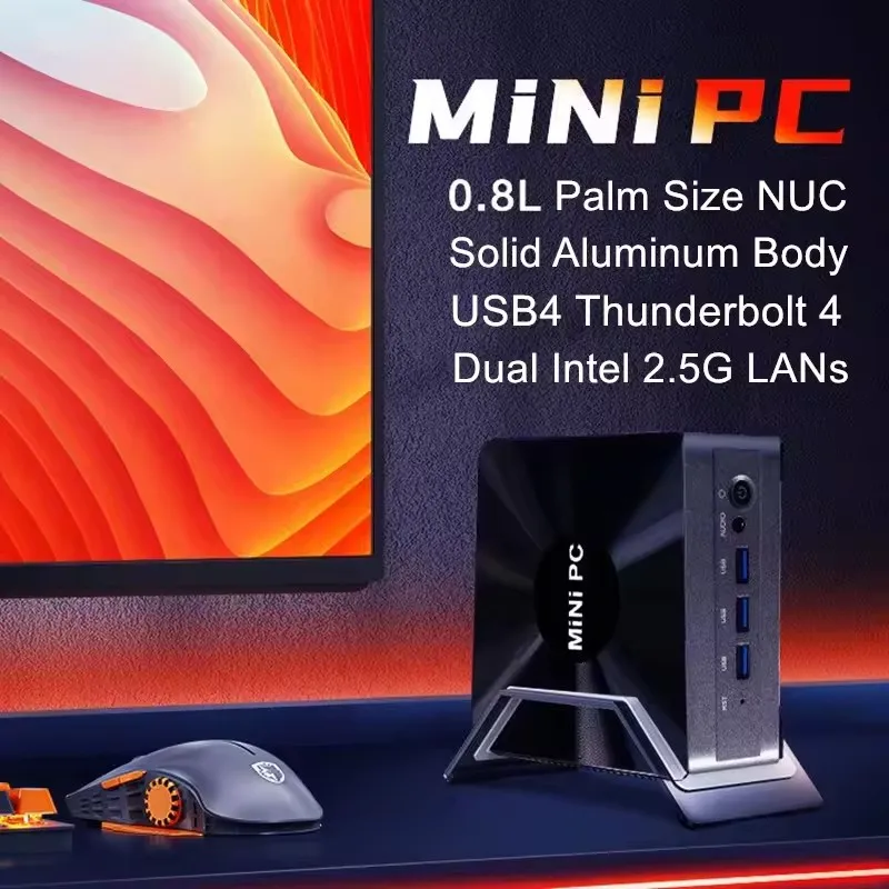 Topton D17 Solid Nuc Gaming Mini PC Intel i7 1360P/1365U ES Thunderbolt 4 2 * DDR5 2*2,5G LAN Firewall computadora Windows 11 WiFi6E