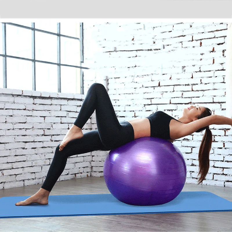 45/25cm Yoga Ball Gym Fitness Balls Sports Pilates Birthing Fitball Exercise Training Workout Massage Ball Pump Can Be Selected