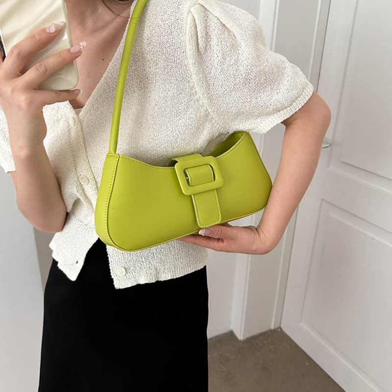 Frauen Umhängetasche Mode PU Leder Totes Schulter Tasche Unterarm Tasche Lässige Handtaschen