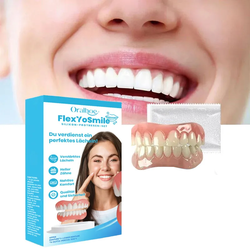 Silicone Kit Denture Silicone Liners Soft Denture Kit Soft Denture Kit Teeth Upper And Lower Set Easy Use Dental Care