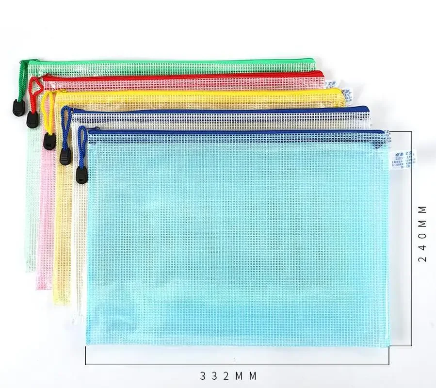1 Máy Tính Chống Thấm Nước Túi Zip A3 A4 A5 A6 Trong Suốt Túi Đựng Tài Liệu Bút Hồ Sơ Sản Phẩm Túi Thư Mục Văn Phòng Học Cung Cấp