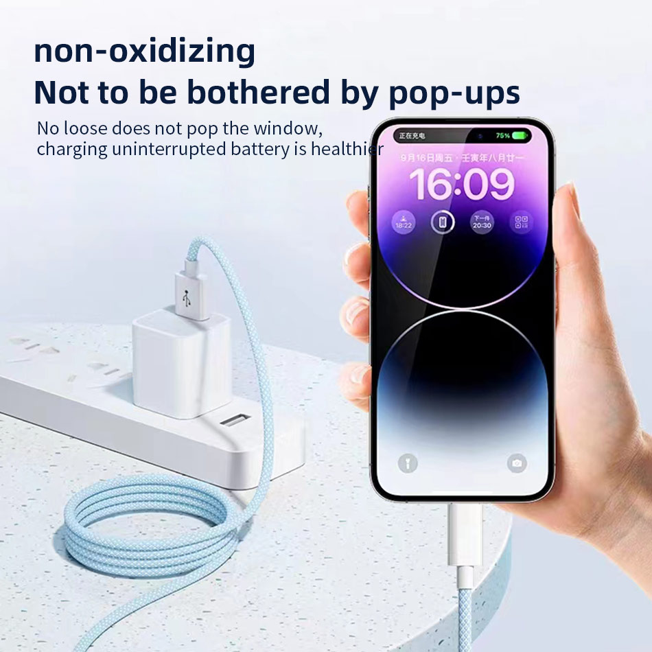 66W 3 In 1 고속 충전 케이블 Xiaomi 초고속 충전기 용 6A 마이크로 USB 유형 C 데이터 케이블 나일론 브레이드 케이블 1.2M/2M/3M