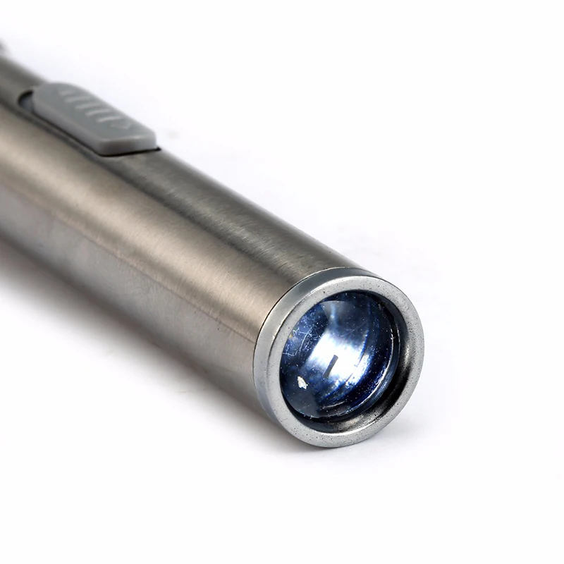 มินิแบบพกพาทางการแพทย์ Handy LED ปากกาไฟฉาย USB ชาร์จทันตแพทย์พยาบาลไฟฉายพร้อมคลิปสแตนเลส