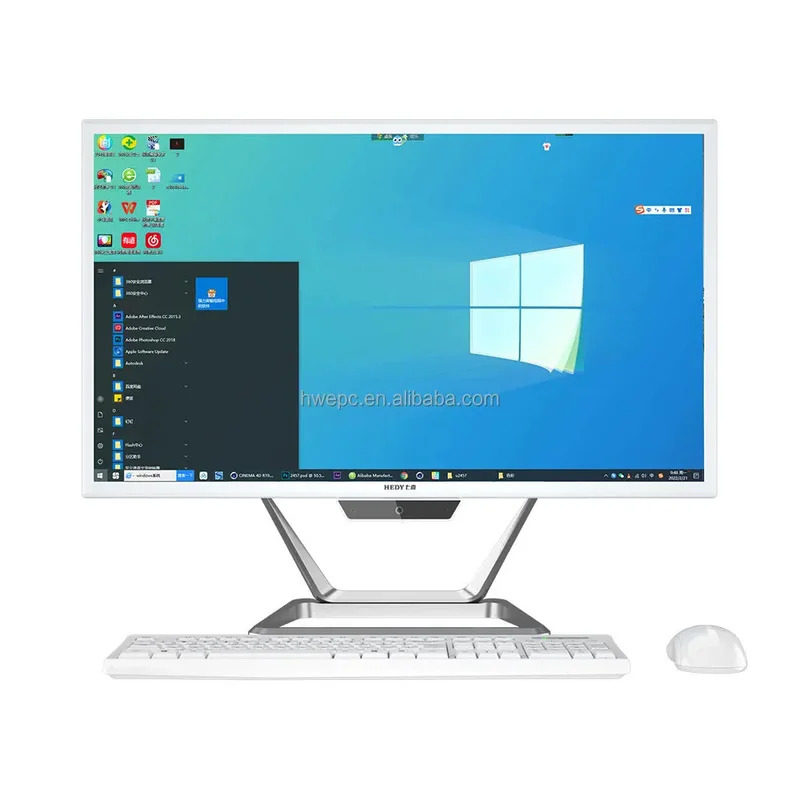 Desktop PC G5905 8GB 256GB SSD All-in-One Computer Desktop AIO Computer Monoblock All-In-One PC
