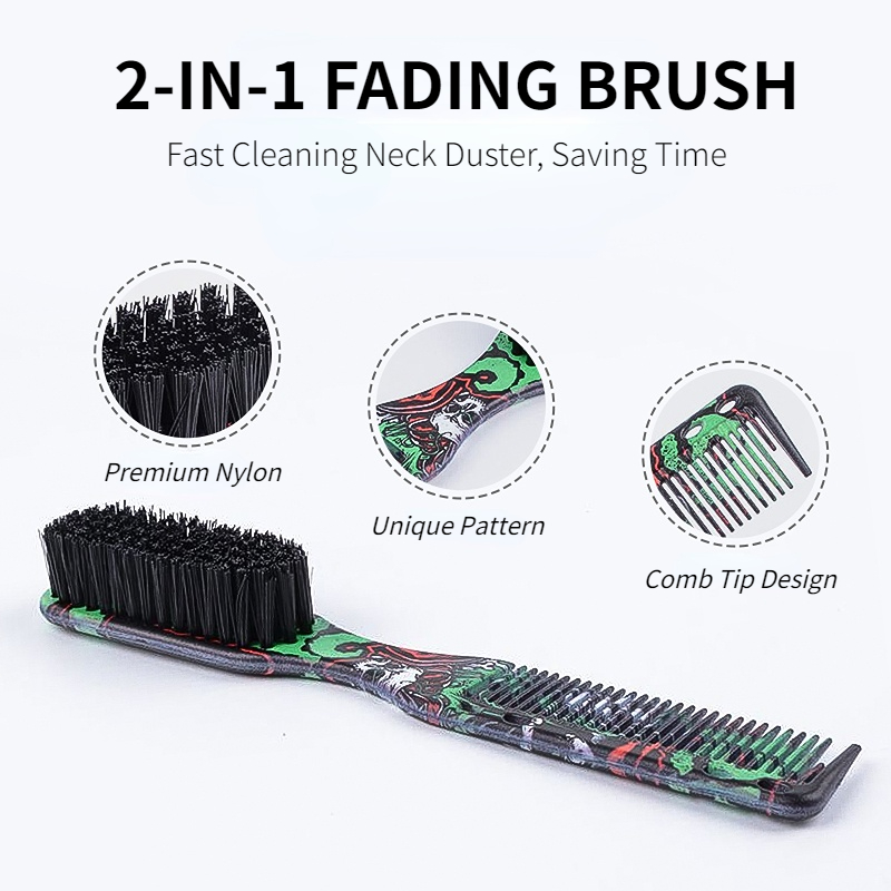 Professional Barber Hair Cleaning Brush Hairdressing Neck Duster Broken Hair Remove Tools Men Beard Brush Styling Accessories