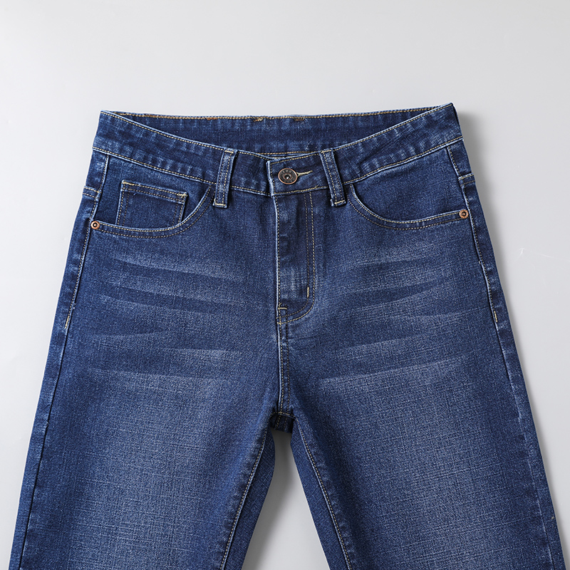 綿メンズジーンズデニムパンツブランドクラシック服オーバーオールストレートズボン男性のための黒特大大サイズ35 40 42 44 46