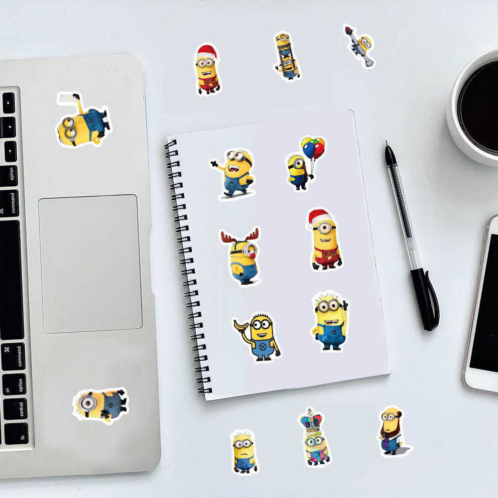 100 STKS Leuke Cartoon Anime Graffiti Stickers voor Fiets Hand Account Etui Decals LanLanStickersWorld