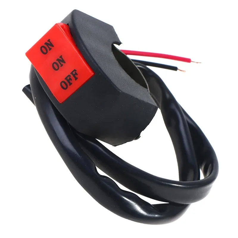 Interruptores de faros LED, botón de interruptor de manillar de motocicleta de tres líneas, interruptor de luz de conducción, botón de interruptor de motocicleta