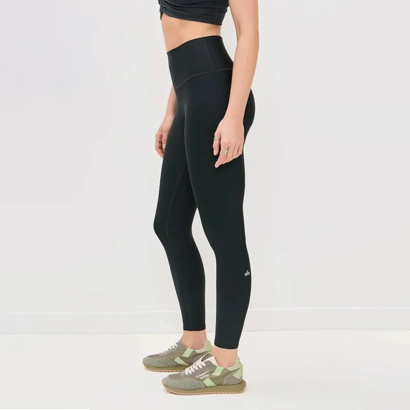 2025 Women's High-Waist Airlift Yoga Leggings Solid Color Tight Workout Pants for Pilates, Exercise Street Style