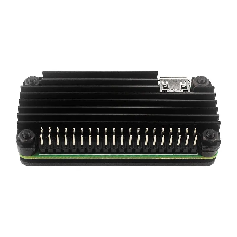 Raspberry Pi Zero 2 W Aluminum Case Metal Shell Passive Cooling Heat Sink GPIO Header for Raspberry Pi Zero 2W