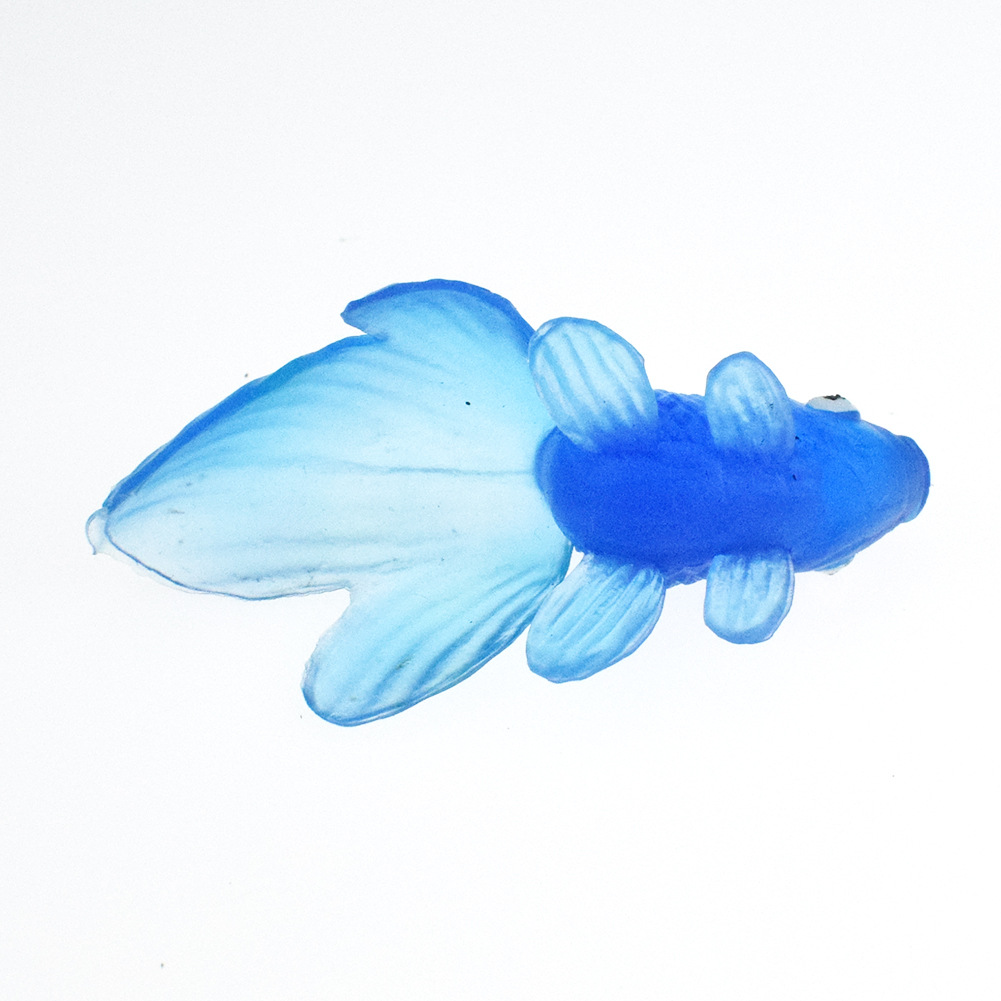 10 unids/set Mini pez dorado de goma suave juguetes de baño para bebé simulación de plástico pequeño pez dorado juguete de agua diversión niños natación juguetes de playa