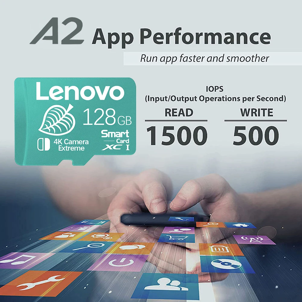 Lenovo 2TB High-Speed V10 Micro TF SD Card 1TB 512GB Memory Card 256GB 128GB SD Card Perfect for Nintendo Switch