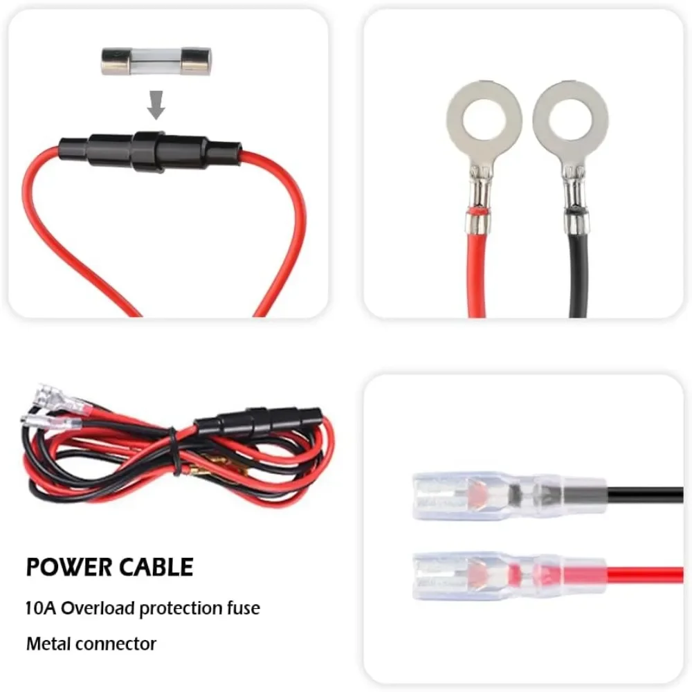 DaierTek Universal 12V Auto Zigarettenanzünder Steckdose Adapter Stecker Steckdose für Motorräder Boote Traktor LKW Brandneu
