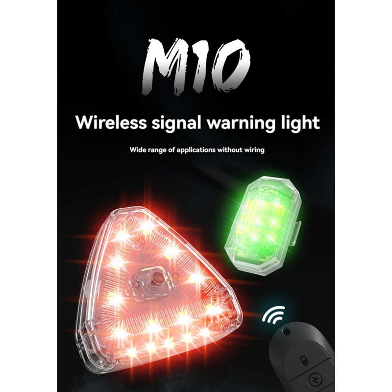 LED Strobe Light Mini Wireless Strobe Lights USB Charging Waterproof Dustproof For Drone Car Truck Bike RC Boat