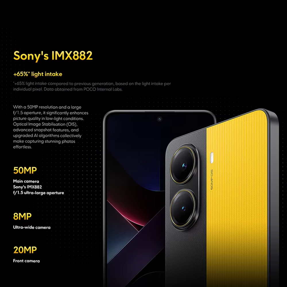 【Marque +】POCO X7 Pro Smartphone Dimensity 8400-Ultra 6000mAh 90W HyperCharge 6.67 "écran AMOLED NFC Xiaomi HyperOS 2