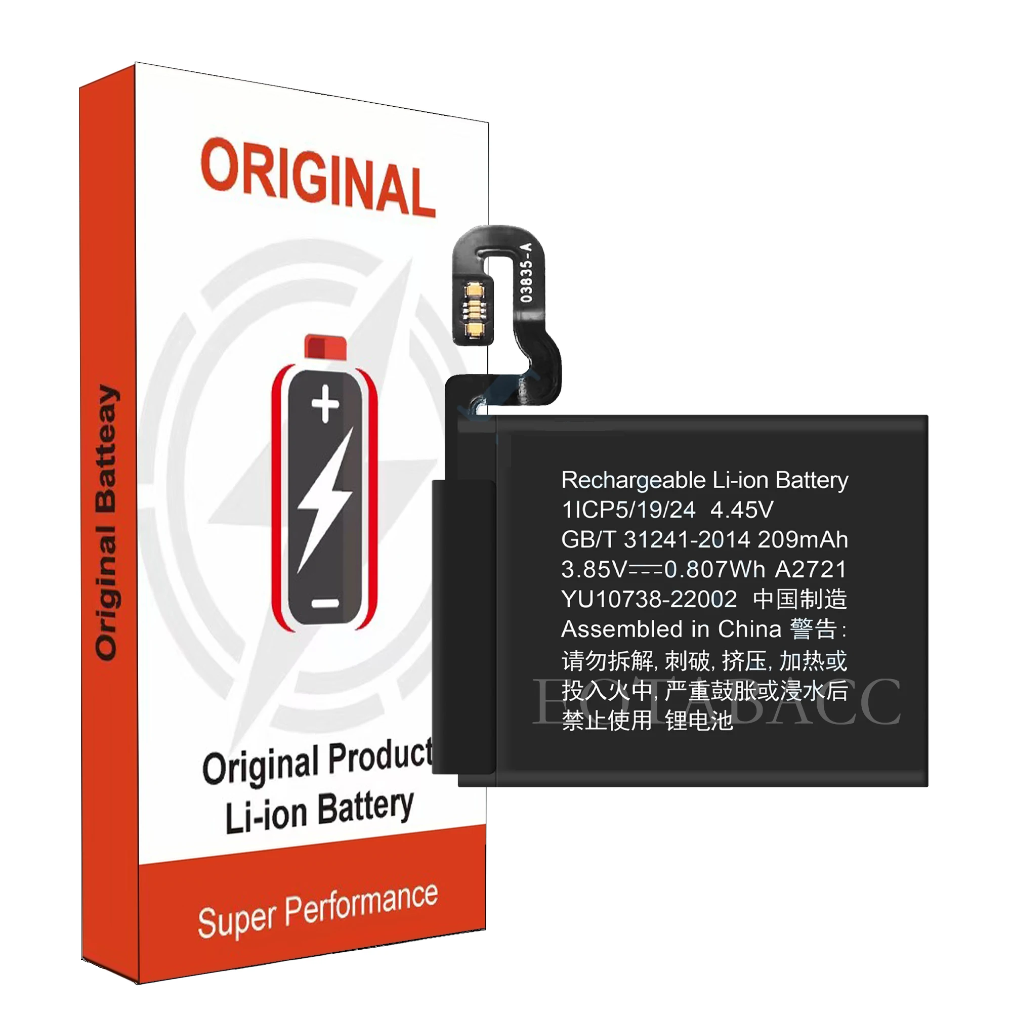 Original Battery For Apple Watch Series SE 1 2 3 4 5 6 7 8 Bateria For IWatch S1 S2 S3 LTE S4 S5 S6 S7 S8 38/40/41/42/44/45/49mm