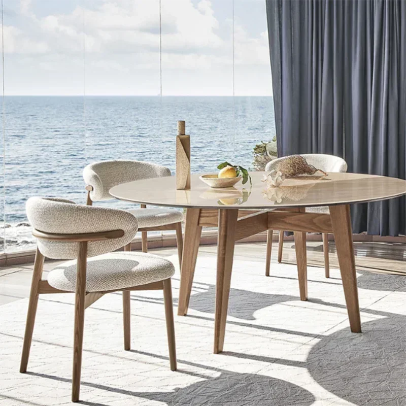 シンプルでスタイリッシュなチェアライト高級北欧スタイルモダンチェアホームデスクダイニングルームカデイラスキッチンチェア AuraCraft