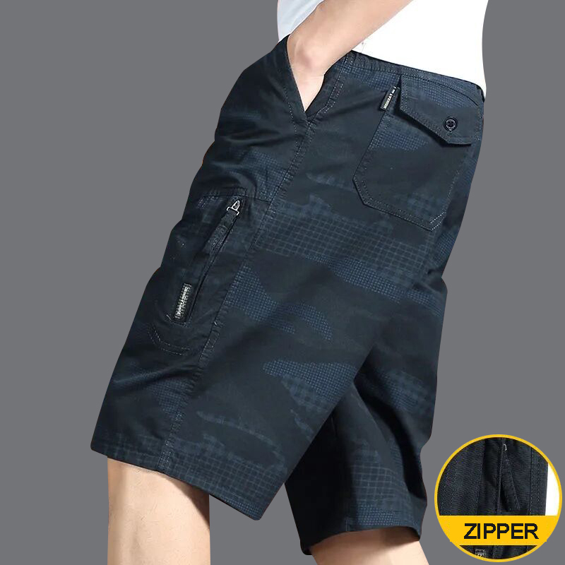Short de sport décontracté pour hommes, grande taille, mode, ample, droit, Cargo, coton, confortable, plage, course à pied, pantalon court