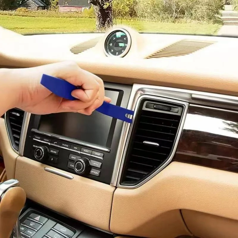 Kit de herramientas de extracción de Panel de coche portátil, extractor de clavos, Radio, Audio, palanca de puerta, Clip de reparación, ajuste, instalador de eliminación de tablero, herramienta manual