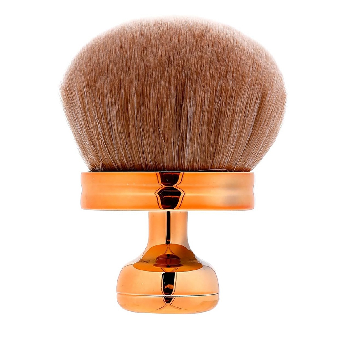 Brocha de maquillaje A71P para aplicador de espalda autoabbrado de mezcla de bronce que proporciona una aplicación sin destellos sin pincel de oro rosa