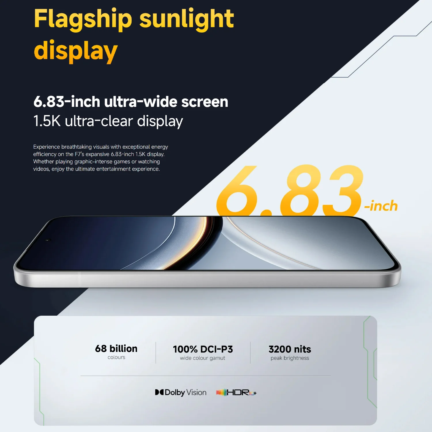 POCO F7 12+512GB Global Version 6.83" 1.5K 120Hz AMOLED Screen Flagship Snapdragon® 8s Gen 4 50MP Sony Camera 6500mAh 90W NFC