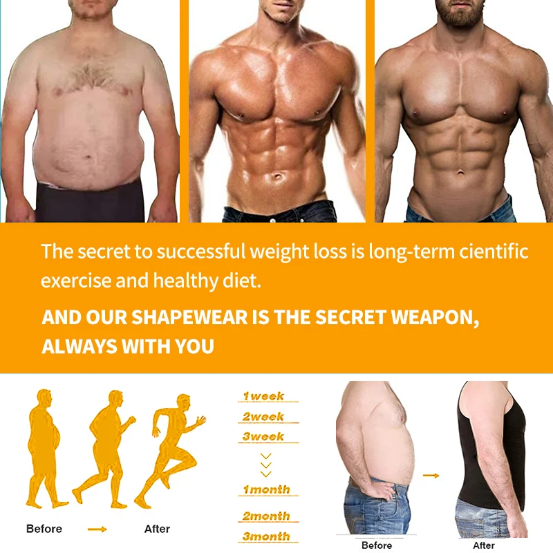 Ropa moldeadora de cuerpo adelgazante para hombre, camisa de compresión Abs para ocultar ginecomastia Moobs, camisetas sin mangas de entrenamiento, camisetas interiores