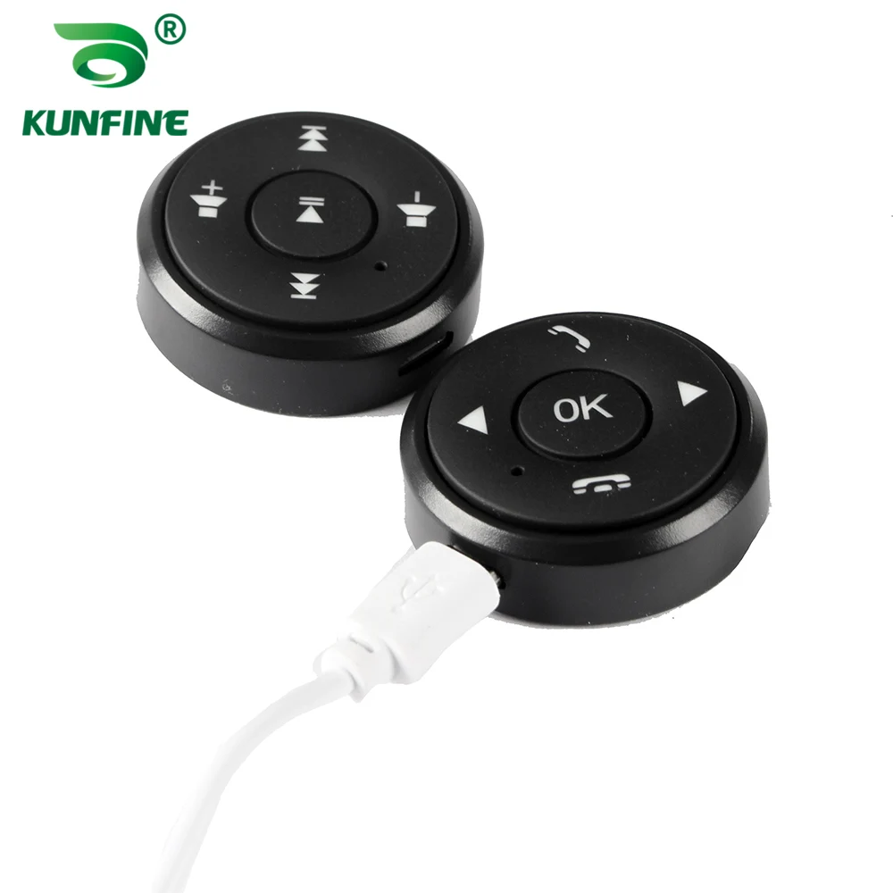 Control remoto inalámbrico Universal, botón para volante de coche, reproductor de DVD para coche, Radio, navegación GPS, botón de interruptor multifunción
