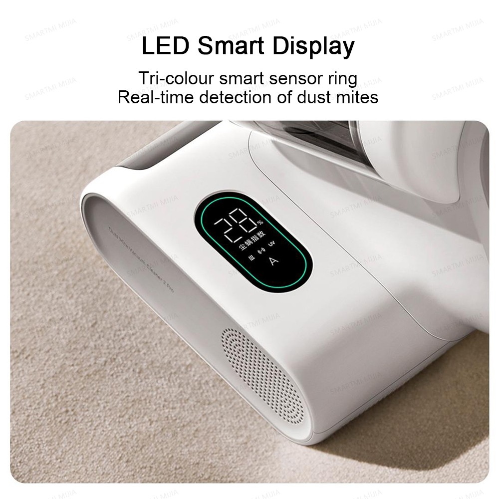 XIAOMI MIJIA Dust Mite Vacuum Cleaner 2 Pro,3 Cleaning Modes,16kPa Suction,UV Sterilisation,Hot air drying,Smart Mite Detection​