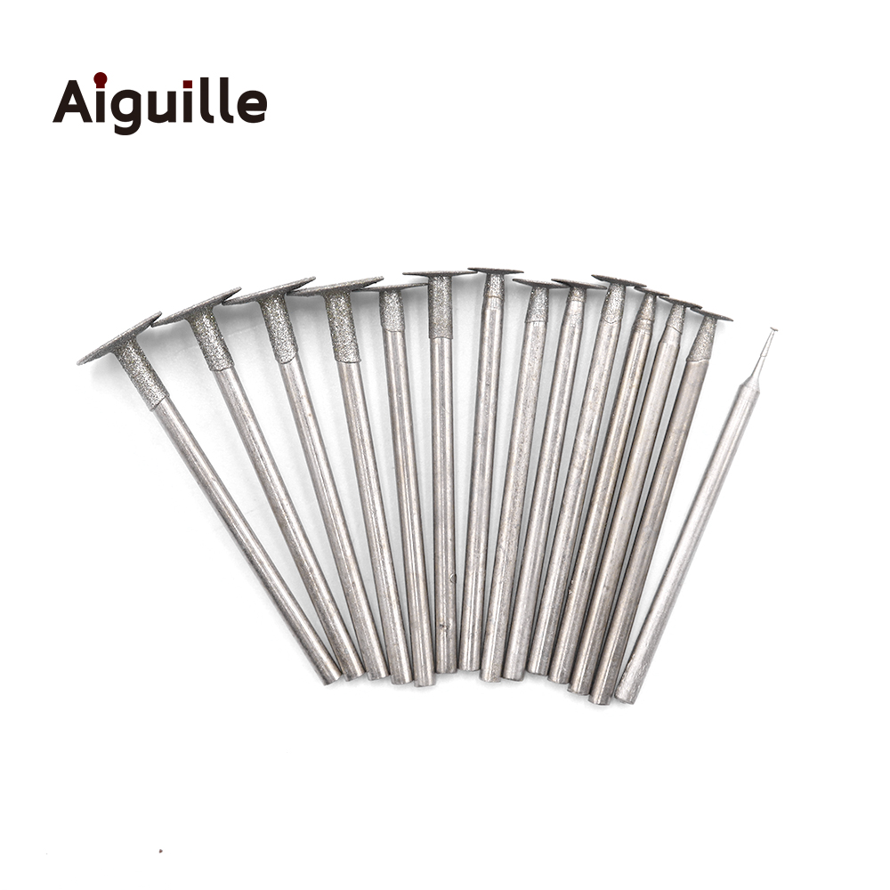 Tige de type K 2,35 mm 120 #   Fraises de meulage diamantées 0.5-10mm, mèches de meulage des dents, pointe de meulage, meuleuse/dremel