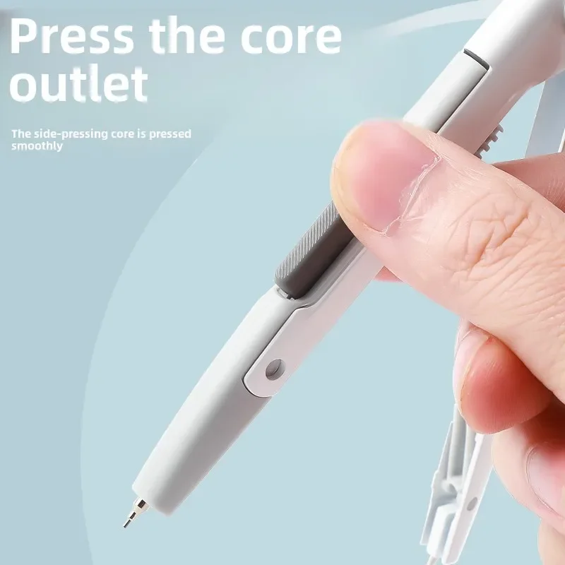M&G Automatic Lead Lock Distance 2B Metal Compass for School students Multi-functional Compass professional drawing tools