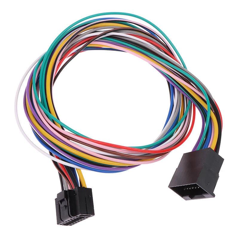 16 Pin Universal Auto Stereo Radio ISO Kabelbaum Kits Power Speak ACC Verlängerung 60 cm Adapter Kabel Für Android Player