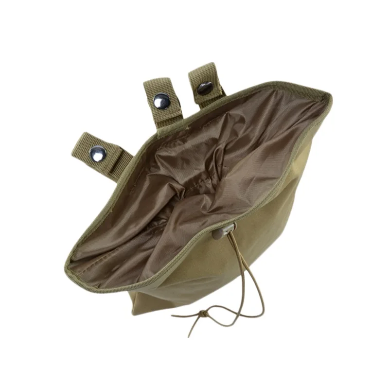 Drawstring Bag With Elastic Band Snap Buttons