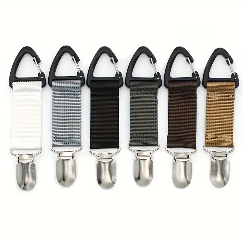 Clip per cappello di paglia da viaggio all'aperto clip per cappello portatile clip per riporre oggetti all'aperto multiuso