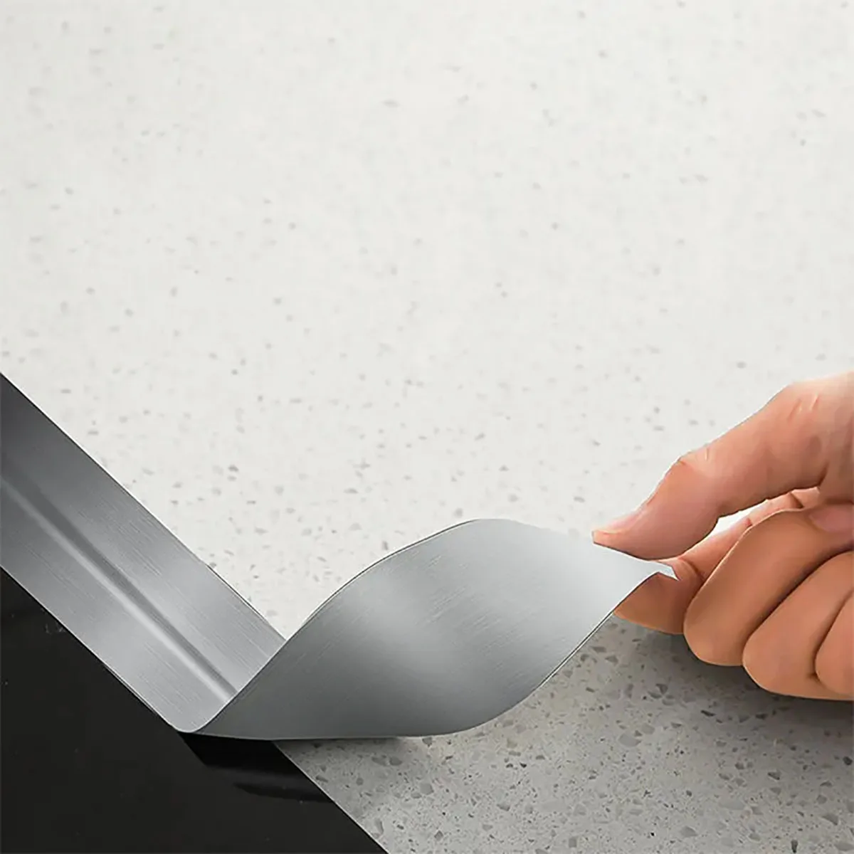 ห้องครัวอลูมิเนียมฟอยล์เทปอุณหภูมิสูงCooktop Self-Adhesive Greaseproofสติกเกอร์Moisture-Proofโรคราน้ําค้างกันน้ําตะเข็บทะเล