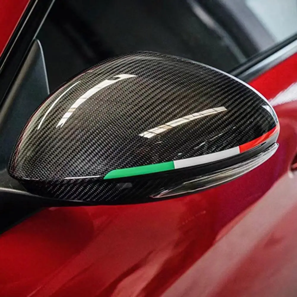 Calcomanía decorativa para coche, pegatina para espejo de coche de larga duración que no se decolora, tiras de carreras, pegatina para espejo