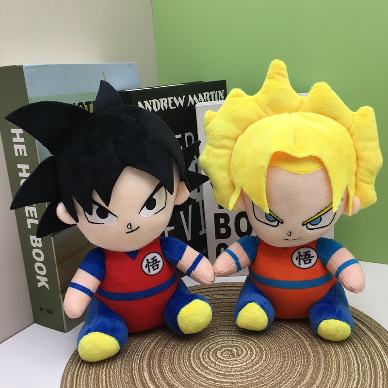 Brinquedo de pelúcia Dragon Ball para crianças, Piccolo Goku, Super Saiyan, Vegeta, alta qualidade, presente de Natal, 20 cm