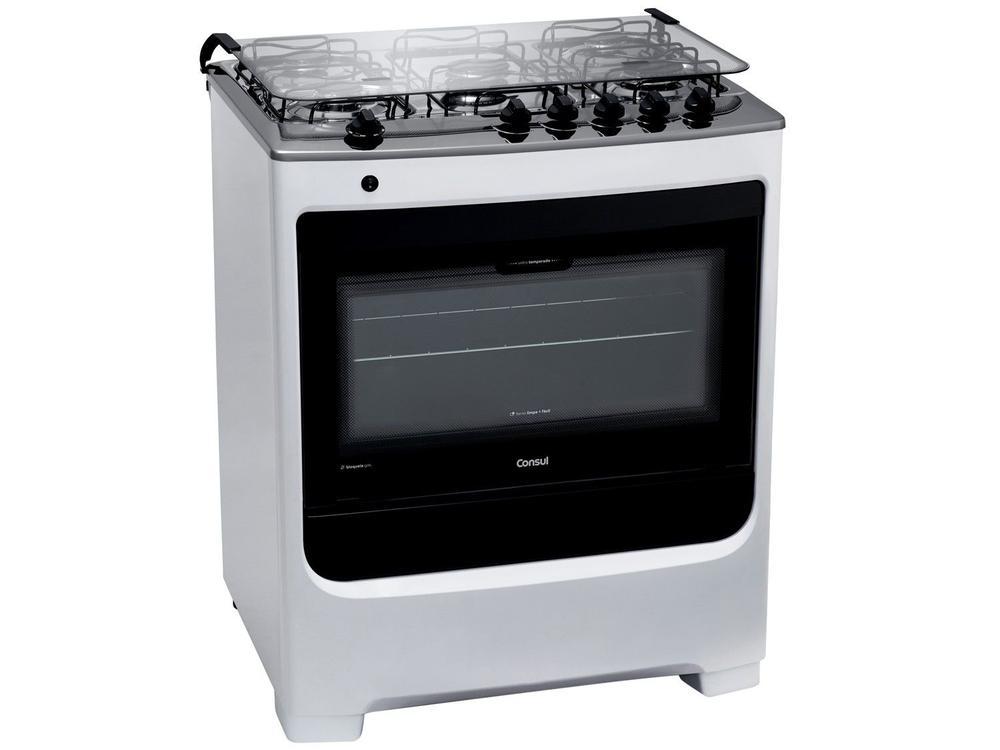 Fogão 5 Bocas Consul Branco CFS5NABUNA - Bivolt
