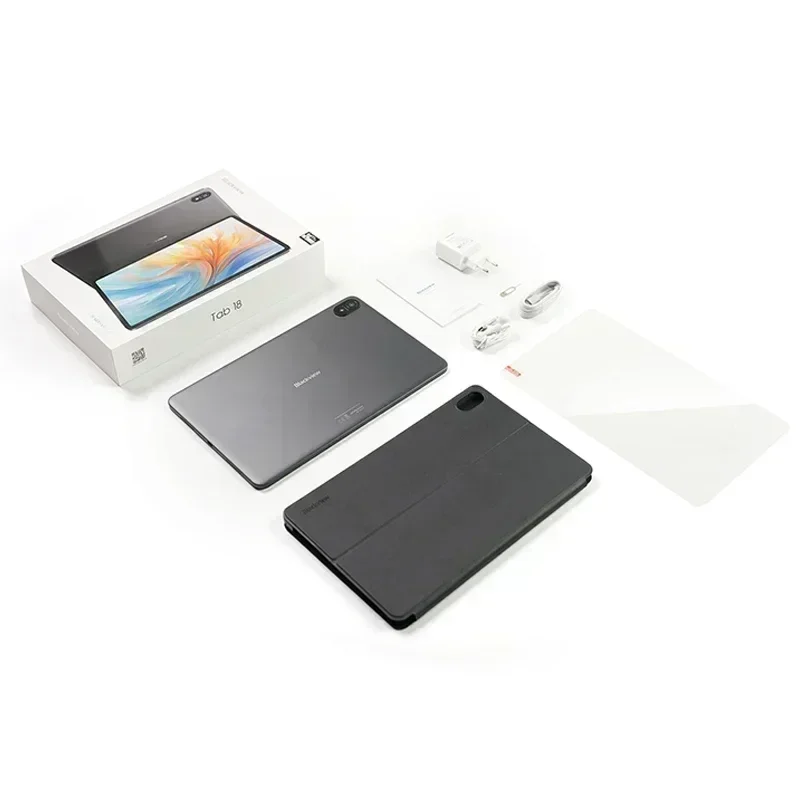 Blackview Tab 18 12-дюймовый планшет 12 ГБ + 256 ГБ 16 МП 2,4K FHD + дисплей 8800 мАч Аккумулятор Widevine L1 MTK Helio G99 33 Вт