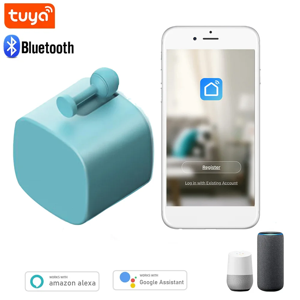 Tuya Smart Bluetooth Taste Roboter APP Fernbedienung Schalter Timer Einstellung Physikalische Smart Home Automation Connect Gateway Option