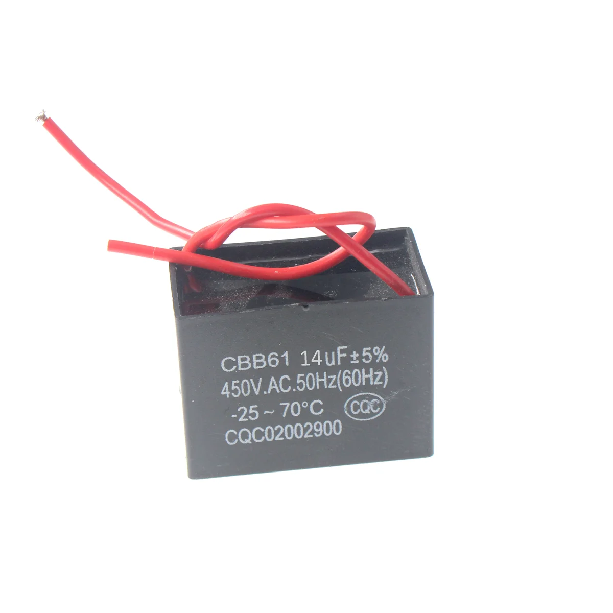 CBB61 Fan starting capacitor 450V 0.8/1/1.2/1.5/2/2.5/3/3.5/4/4.5/5/6/7/8/10/12/14/15/16/18/20/25UF For Range hood For 400V 500V