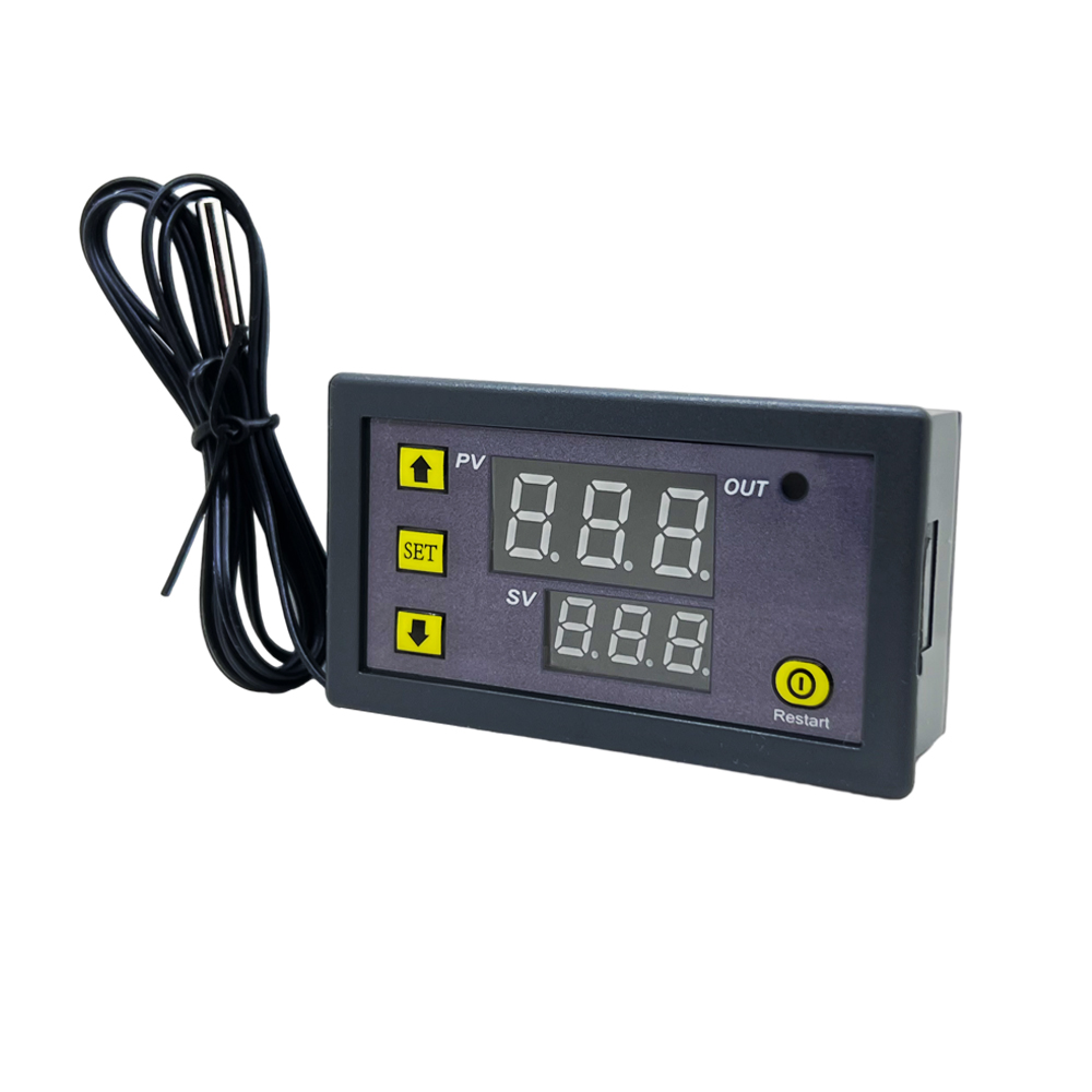 Цифровой мини-регулятор температуры W3230, 12 В, 24 В, 220 В, регулятор термостата, регулятор нагрева и охлаждения, Терморегулятор с датчиком