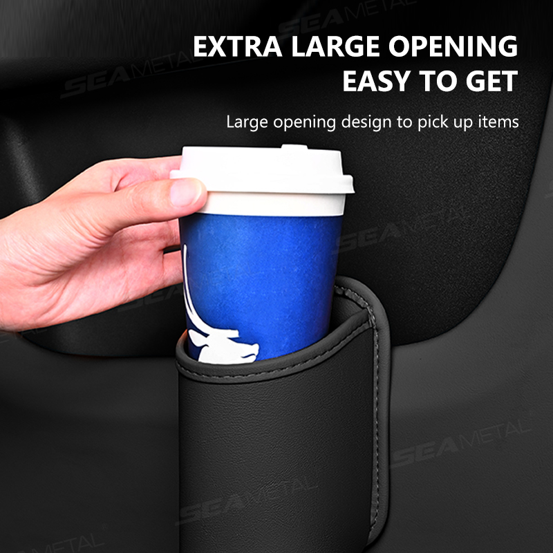 SEAMETAL Universele autodeur bekerhouder Box Back Clip Design Drinkrek Opbergbak Autostoel Terug Water Cup Box Organizer Pocket