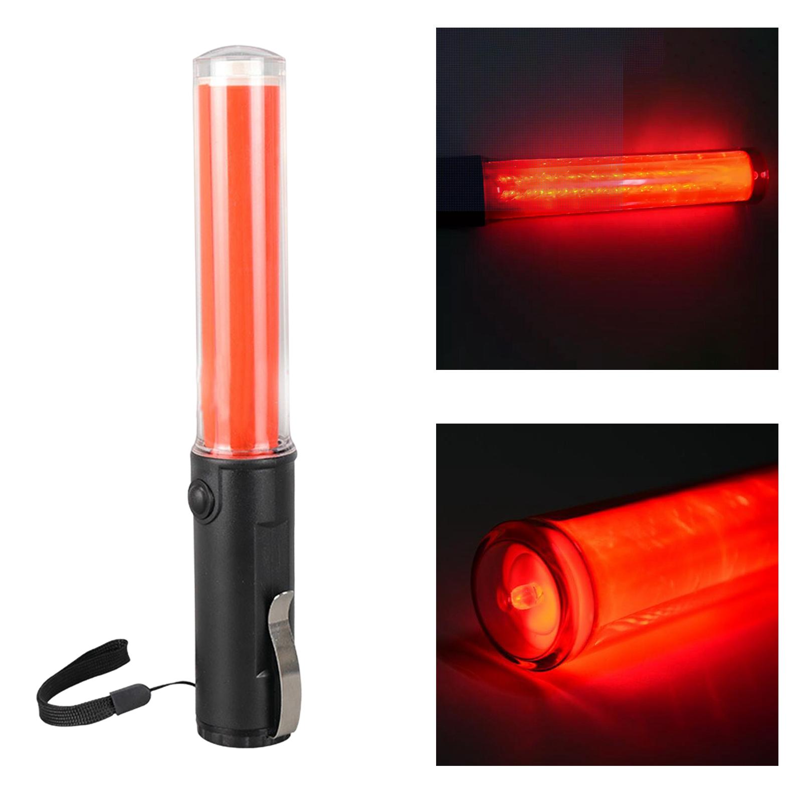 26cm Air Marshaling Signal Wand with 3 Flashing Modes Traffic Control Baton Signal Traffic Wand for Car Directing Parking