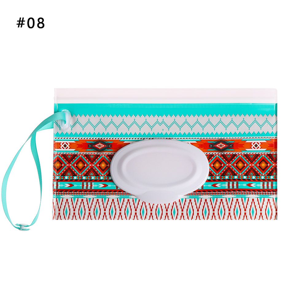 1 шт., милый полезный портативный флип-чехол для переноски, аксессуары для колясок с застежкой-ремешком, косметичка, коробка для салфеток, сумка для влажных салфеток