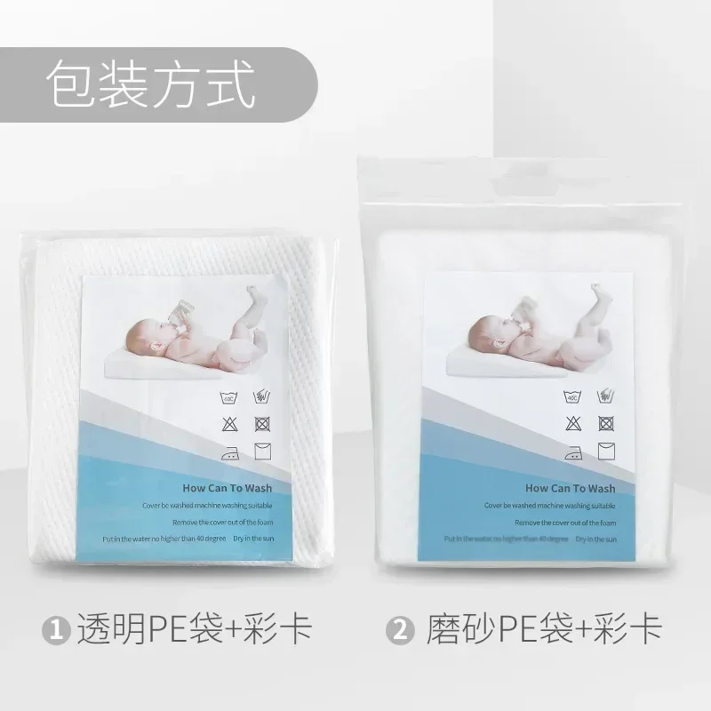 Coussin de pente de lait pour bébé, Kawaii, prévention du crachat, oreiller pour nouveau-né, mémoire latérale, starter d'alimentation, respirant, antidérapant, accessoires pour nourrissons