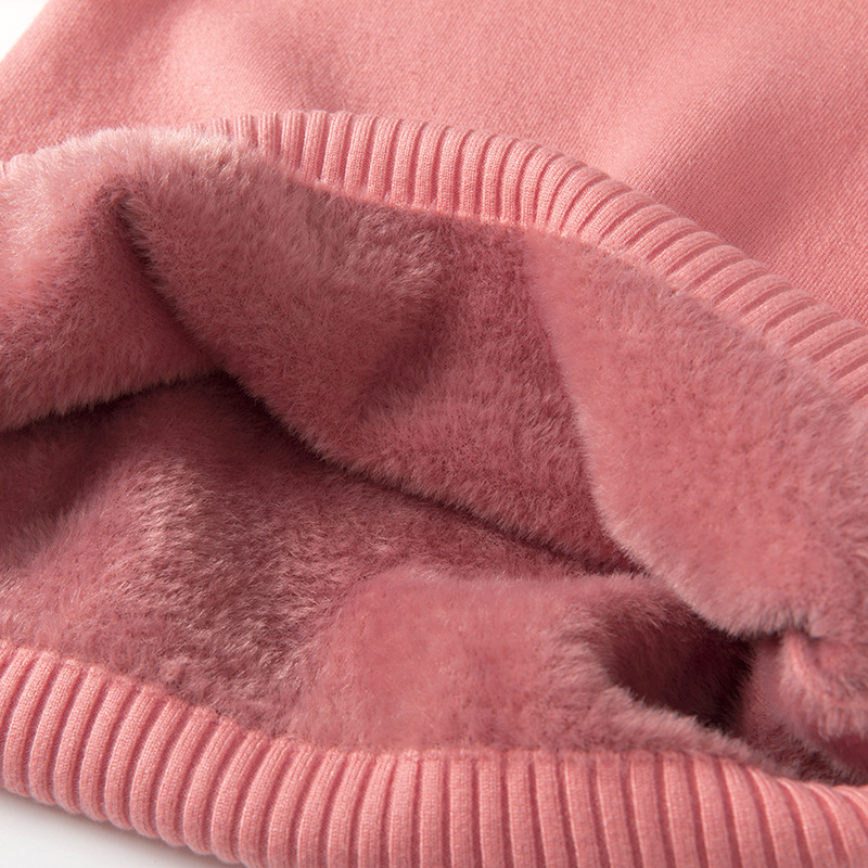 Suéter para mujer, Jersey de punto ajustado con cuello alto grueso de invierno, nuevo Jersey de punto forrado de terciopelo de felpa cálido, Tops informales, Poleras