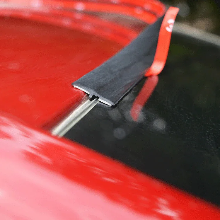 27/19/14mm forma de T Auto techo parabrisas coche sello de goma tiras de sellado de borde sellador de goma de coche Protector tira de sellado sellos de ventana