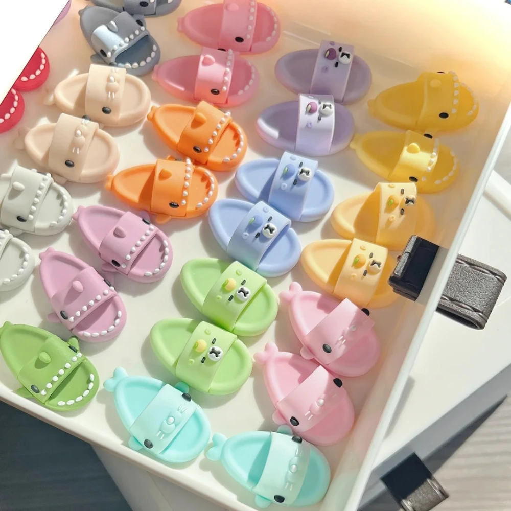 (Shoes Only)17cm/10.5cm Labubu Accessories 3.0/4.0 Shoes Dolls Can Wear Shark Slippers Fun and Stylish Casual Shoes for Playtime