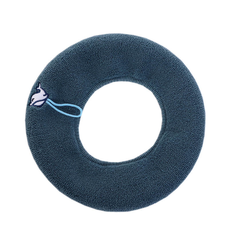 Wc-sitzbezug Matte Badezimmer Wc Deckel Pad Winter Warme Kissen mit Griff Dicker Weiche Waschbar Closes Wärmer Zubehör